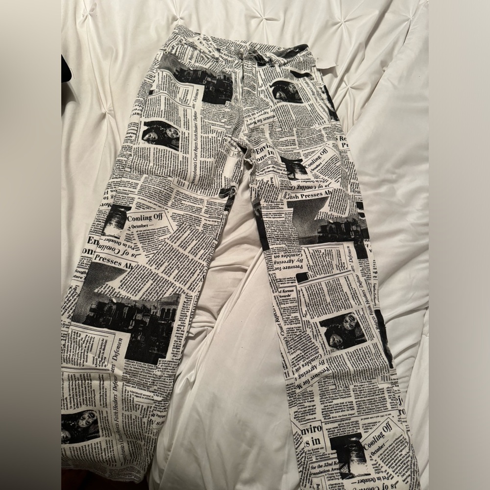 Newspaper Jeans - SMALL - NEW